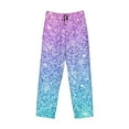 thumbnail image 4 of Daiia Men'S Multicolor Glitter Pants,Bottoms Sleep Lounge,Pajama Pants,Pj Bottoms Drawstring And Pockets-Medium, 4 of 9