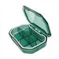 thumbnail image 1 of kusrkot 4X Travel Pill Organizer with Divider Small Pill Container for Bag Purse Pocket, 1 of 9