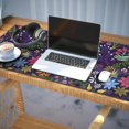 thumbnail image 3 of Long Mouse Pads for Desk,Pioneer Flower Floral Print Pattern Desk Mats on Top Of Desks, Desk Mouse Pad Extra Large with 3mm Non-Slip Base and Stitched Edge for Gaming,Office,Work,Home 35.4"x15.7", 3 of 6
