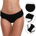 thumbnail image 4 of Baqcunre Swim Suits for Women 2024, Women High Waisted Bikini Bottoms High Cut Swim Bottom Full Coverage Swimsuit, Tankini Swimsuits for Women, Bikini Sets for Women Black L, 4 of 5