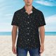 thumbnail image 2 of Fotbe Constellation Camisa Hawaiana para Hombre Unisex – Camisa Casual de Verano con Botones de Manga Corta de Algodón y Lino,XX-Large, 2 of 7