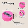 thumbnail image 2 of BAZIC Pencil Sharpener Round Single Hole Blade, Total 12 Count, 2 of 7