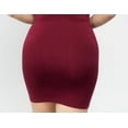 thumbnail image 2 of K-Cliffs Plus Size Women's Traditional Body-Con Tank Top Mini Dress, One Size, Burgundy, 2 of 7