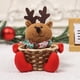 thumbnail image 4 of Adorno Navideño de Cesta de Dulces con Forma de Muñeco de Nieve Anciano | Juguete Decorativo de Escritorio | Material Abs Rojo, Blanco y Marrón | Porta Dulces Festivos de 17 X 16 X 12 Cm para Exhibir, 4 of 6