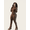 Coffee, variant on Women’s Zip-Up Athleisure Set — Slim Fit Stretch Tracksuit, Compression Sportswear 2-Piece Outfit, High-Rise Flare Leg Pants, Body-Contouring Activewear, Soft Breathable Workout Set