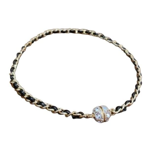 Fashionable Magnetic Necklace Simple Braided Choker Necklace