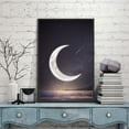 thumbnail image 3 of IDEA4WALL Framed Canvas Wall Art for Living Room, Bedroom Moon with Bright Canvas Prints for Modern Home Decoration Ready to Hang, 3 of 4