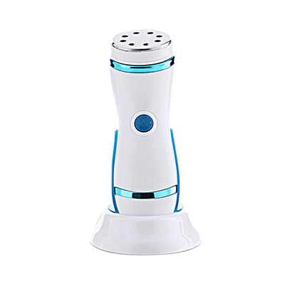 Dr.pedi Electric Foot File, Rechargeable Callus Remover for Feet & Toes, Pedi Care Tool with 4 Interchangeable Heads, Waterproof for Shower Use, USB Charging