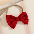 thumbnail image 4 of mgoYE Baby Girl Summer Skirt Set Newborn Overall Dress Short Sleeve Ribbed Romper Suspender Skirts 3Pcs Outfits(Red,0-3 Months), 4 of 9