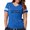 Royal Blue, variant on - They Call It Research T Shirt - Womens Football Shirt