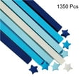 thumbnail image 1 of Colorful Origami Star Paper Strips Solid Color DIY Crafts Decorations Gift Kindergarten Teaching Materials, 1 of 8
