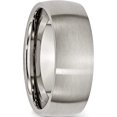 thumbnail image 4 of Titanium Brushed 8mm Half Round Band (Size 11.5) Made In China tb26-11.5, 4 of 5