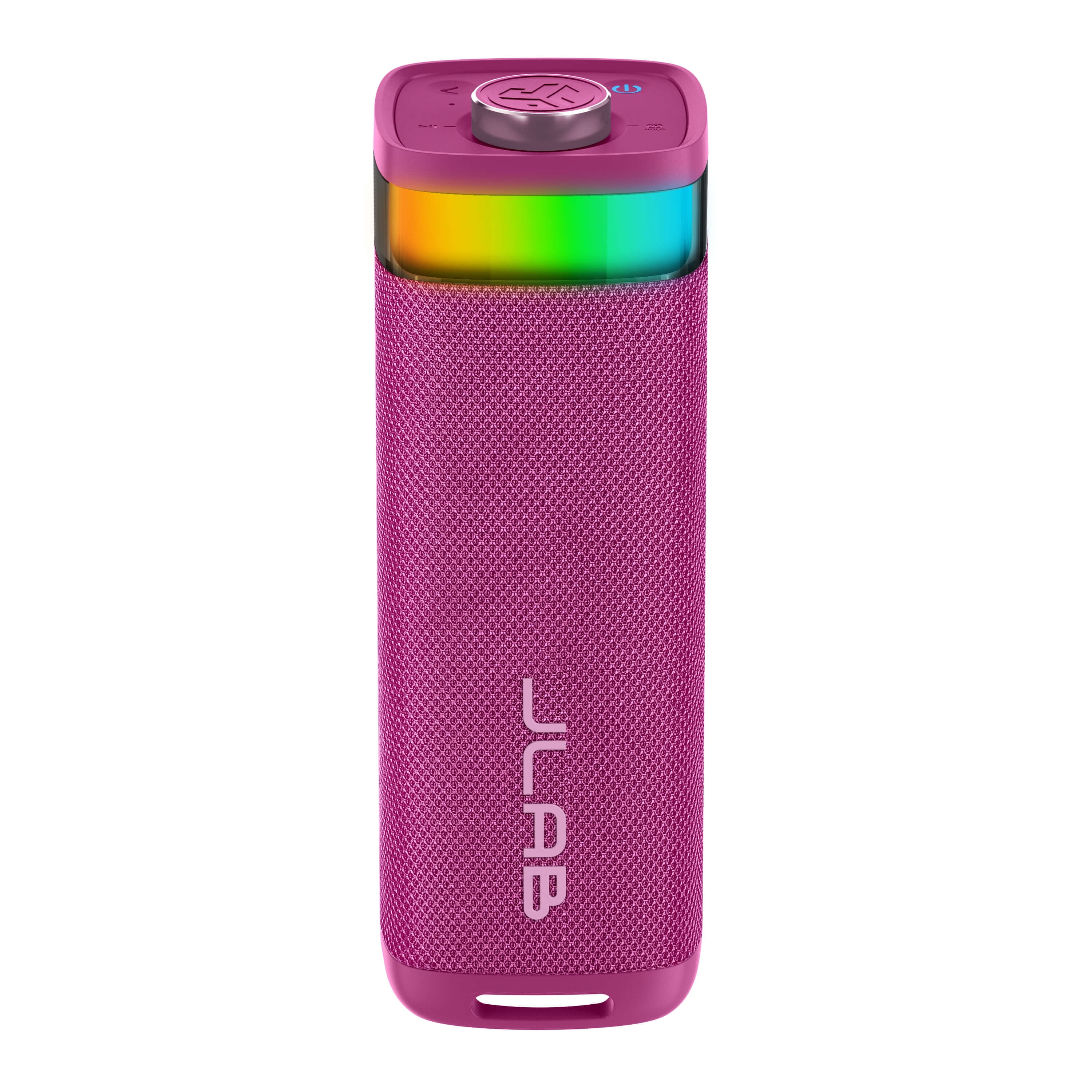 JLab JBuds Party Portable Bluetooth Speaker, 30W, 12 Hour Playtime, RGB Lighting, Splashproof, Mulberry