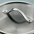 thumbnail image 4 of Tramontina Tempo Tri-Ply Base Stainless Steel 4-Quart Sauce Pan with Glass Lid, Induction-Ready Saucepan, Oven-Safe, Dishwasher-Safe, 4 of 8