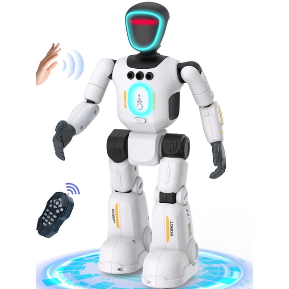 Gmdisc Remote Control Robot Toys for Kids,RC Smart Robot with Singing Dancing Programmable & Gesture Sensing,Birthday Gift for 3 Years Old Boys Girls