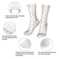 thumbnail image 3 of Bingfone Wildflower Watercolor Prirnt Women's Men's Fun Pattern and Solid Crew Socks-1 Pair Pack-Cool & Classic Novelty Design Gifts, 3 of 7