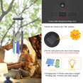 thumbnail image 2 of Color Changing LED Light Bars Wind Chimes Hanging Ornaments PP Solar Powered Bell Lamp Unique Gardening Home Decoration, 2 of 5