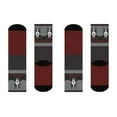 thumbnail image 4 of Bull Terrier Socks Unisex Mid-Calf Crew Stretchy 1 Pair 1 Size Atlas Wanderlust, 4 of 5