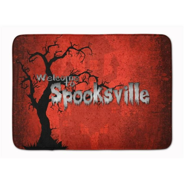 Carolines Treasures SB3008RUG Welcome to Spooksville Halloween Machine Washable Memory Foam Mat