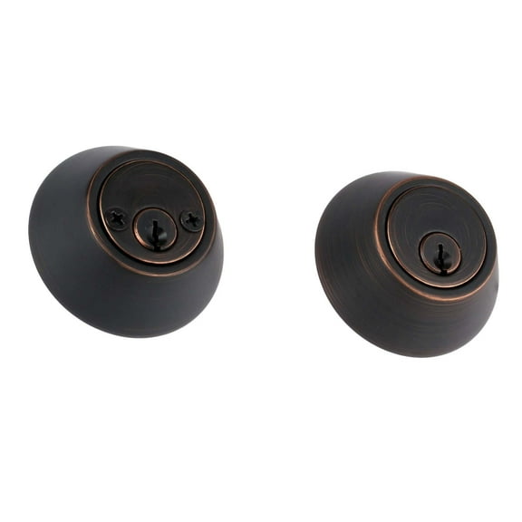 Sure-Loc DB202 11P Solid Brass Double Cylinder Keyed Entry Deadbolt - Bronze