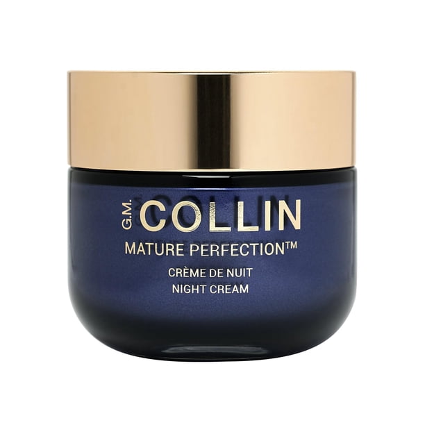 GM COLLIN Crema de noche madura perfección | Hidratante facial diario con ácido hialurónico para piel seca o apagada | Loción reparadora de arrugas