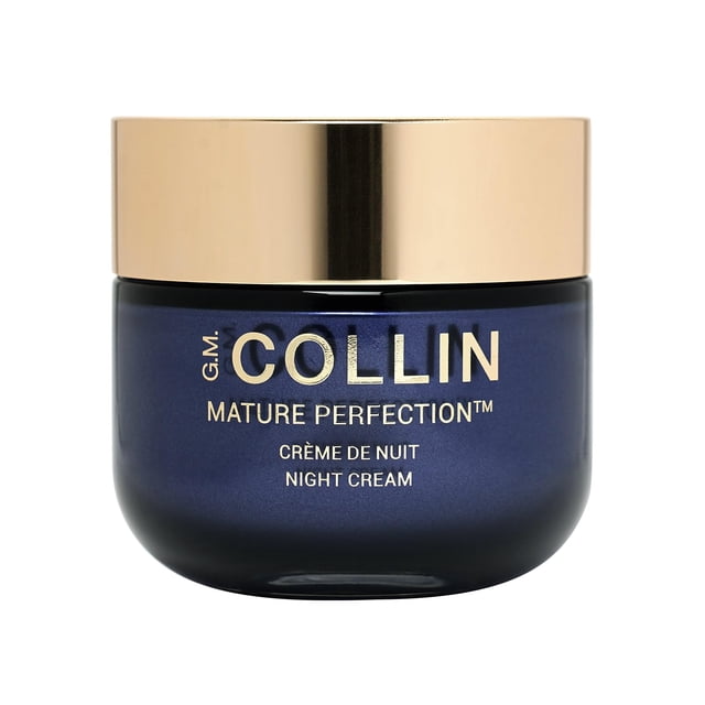 GM COLLIN Crema de noche madura perfección | Hidratante facial diario con ácido hialurónico para piel seca o apagada | Loción reparadora de arrugas