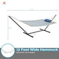 thumbnail image 6 of Project One EL-1002-BLK 12 ft. Steel Hammock Stand, Black, 6 of 6