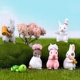 thumbnail image 3 of Juego de Juguetes de conejitos 12 Piezas Figuras de Conejos YONGSHENG, 3 of 5