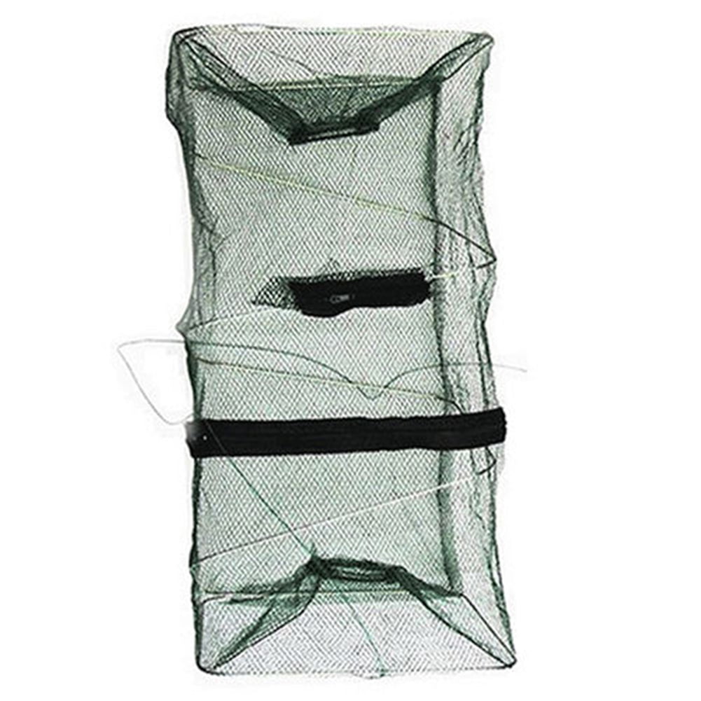 Foldable Fishing Bait Trap Cast Nets Cage Shrimp Crawdad Minnow Baske D^SG 