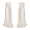 Beige, variant on 1 Pair Coral Fleece Toe Socks Winter Thick Warm Five Finger Split-Toe Floor Socks Plush Sleep Socks Non-Slip Mid-Calf Socks for Home