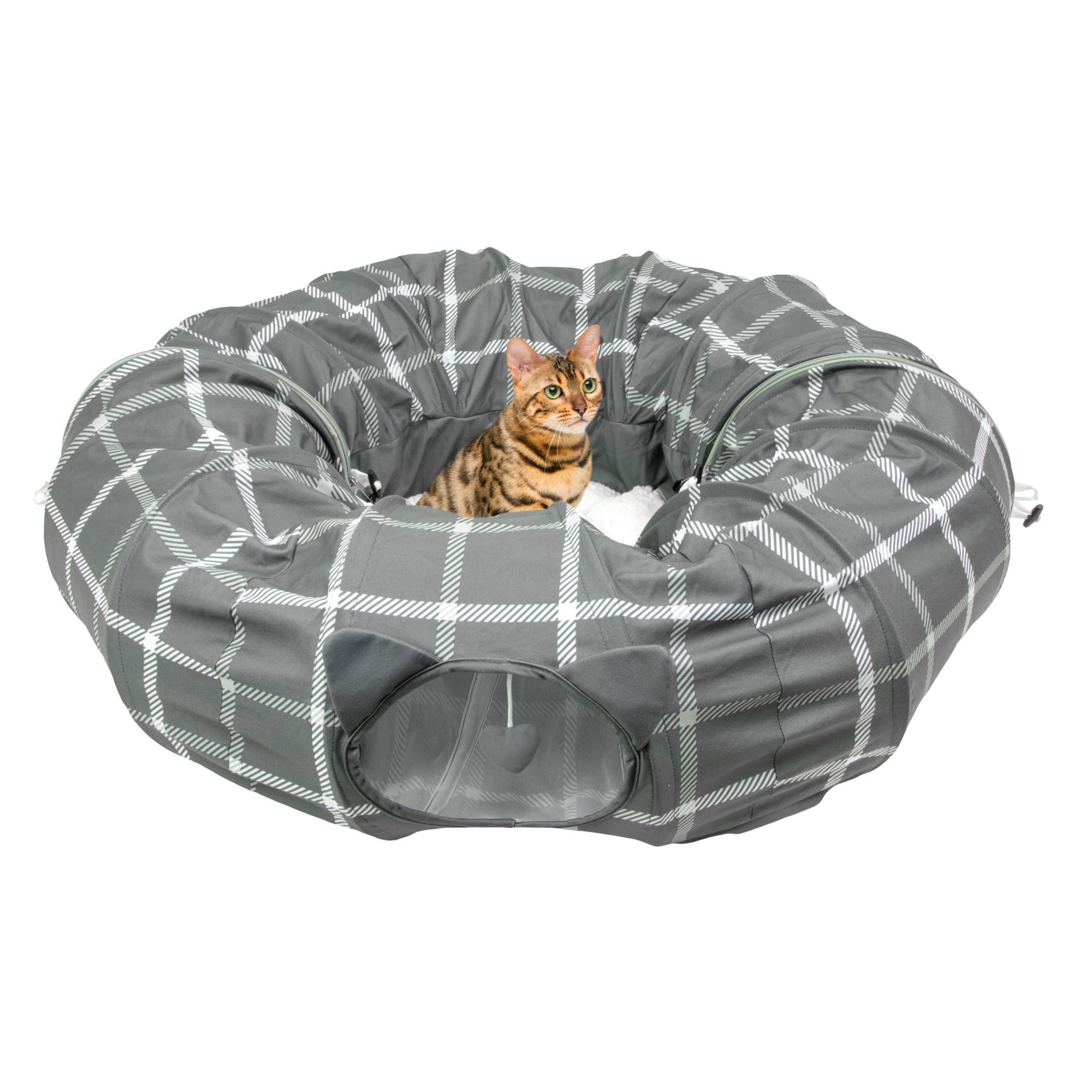 Kitty City, Cat Bed Tunnel, Gray, O/S