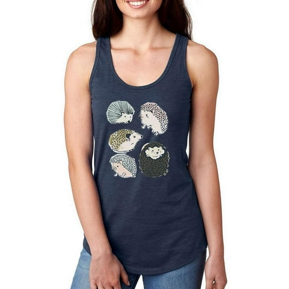 Prickle Pals Ii Racerback Tank Women -June Erica Vess Designs, Female Medium