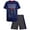 Navy/Grey, variant on Pro Athlete Boys Shorts Set - 2 Piece Athletic Performance T-Shirt and Gym Shorts Activewear Set