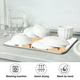 thumbnail image 4 of Iauyy Dish Drying Mat for Kitchen Counter, Super Absorbent & Hanging 16x18 / 18x24 Inch (S/M) A Wooden Sign, 4 of 8