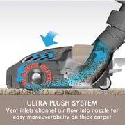 Kenmore Elite Pet Friendly Bagged Canister Vacuum Cleaner, with HEPA Filtration, Pet Hair Powermate Brush, Multi-Surface Cleaning for Carpet Floor Car Garage