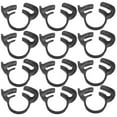 thumbnail image 1 of Uxcell 12-Pack Abrazaderas de Manguera de Nylon de Doble Agarre 5/8" 15.2-16.2mmmm Negro, 1 of 1