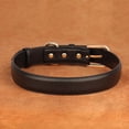 thumbnail image 5 of Pet Artist Plain Genuine Leather Dog Collar Metal Buckle Adjustable for Medium Large Breeds Rottweiler, 5 of 10