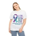 thumbnail image 6 of Suicide Prevention Awareness Month Teal Ribbon T-Shirt ID-0628-DUXW, 6 of 7