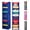 Blue, variant on Hanging Clothes Organizer for Kids - 6-Shelf Closet Daily Clothing Organization Labeled Shelves with Days of The Week Monday Through Friday, Weekday and Weekend (Grey)