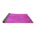 thumbnail image 2 of Ahgly Company Indoor Round Solid Pink Modern Area Rugs, 7' Round, 2 of 4