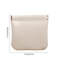 thumbnail image 3 of Mini Spring Open Cable Organizer Pouch | Portable Waterproof Leather Storage Bag for Earbuds, Data Cables, Chargers | Small Electronics Case for Travel, Office, Home | Compact Drop-Proof Gadget Pouch, 3 of 7