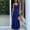 hwj# Blue123, variant on Huowey Women Summer Dresses A-Line Spaghetti Strap Sleeveless V-Neck Fashion Solid Tiered Casual Split Loose Fit Relaxed Long Maxi Dress Party Beach Dailywear,Blue,L