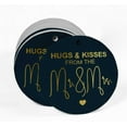 thumbnail image 2 of Inkdotpot Hugs & Kisses From The Wedding Bottle Tag Real Gold Foil Favor Hang Tags Pack Of 100, 2 of 6