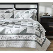 Better Homes & Gardens Heirloom Quilt, Black/White, King, All Ages