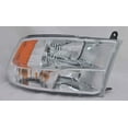 thumbnail image 2 of Fits 13-18 Ram Pickup 19-22 1500 Classic  Right Passenger Halogen Headlight w/out Projector Type w/out DRL* Chrome Bezel, 2 of 4