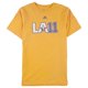 thumbnail image 1 of adidas LA 11 Camiseta gráfica para hombre, amarillo, mediano, 1 of 2