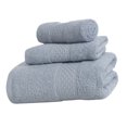 thumbnail image 4 of Toalla de algodón para hotel en casa, manos, cara, cuerpo, agua, absorción de sudor, limpieza, secado, toalla, gris medio 3 unids/set Noticed HA4650-04B, 4 of 7