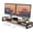 Brown, variant on Fenge 42.5" Large Dual Monitor Stand, 2-Tier Desk Riser with Storage for Computers and Printers