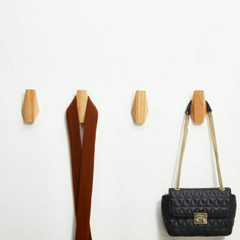 Wooden Wall Hooks For A Japandi Style Entryway - For Light Sleepers