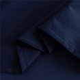 thumbnail image 6 of 4pcs Navy Blue Cotton Bed Sheets Set, Premium Bed Sheet Set, 18-Inch Deep Pocket, Soft Breathable Bedding, 6 of 7